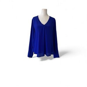 J. Crew 10 Blue Women's Top Long Sleeves